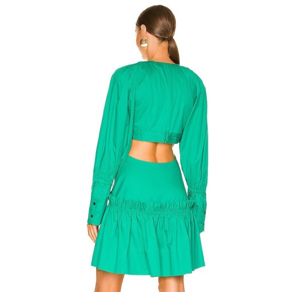 A.L.C. Alexa Dress in Viridian Size 10 - Picture 2 of 5